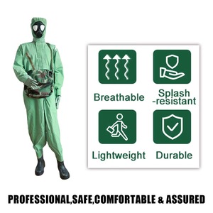 Защитный комбинезон FFY03: антитоксичный, химически стойкий, кислото-щелочестойкий, радиационно-защитный, термостойкий - Product Image 3