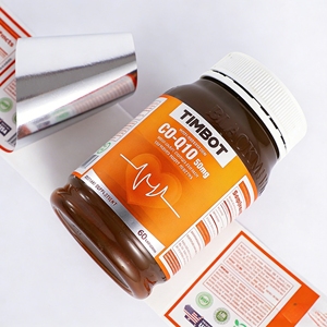 Autocollants personnalisés pour produits de santé et compléments nutritionnels avec logo de marque, dorure à chaud brillante pour la promotion - Product Image 6