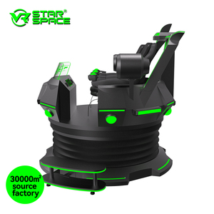 Produsen Mesin VR ruang bintang VR 9D UFO 2 kursi kursi kursi permainan arkade berputar 9D VR UFO peralatan Game - Product Image 4