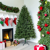 Boules de Noël artificielles de haute qualité 2024 pour la décoration de la maison, avec support pour sapin de Noël