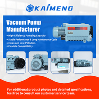 Bomba de paletas rotativas trifásica de alta eficiencia 202m/h con motor de CC 6L de aceite KMVP-202 380V KaiMeng OEM para succión hospitalaria y accesorios CNC