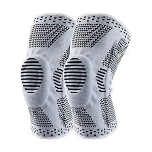 Boer Nylon Yoga Knee Pads Silicone Compression Knee Sleeve With Patella Gel Pad