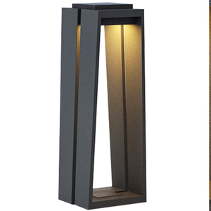 Zonne-aangedreven buitenlampen voor de tuin, waterdicht, LED, roestvrij staal, terras, tuin, villa, landschap, gazonlamp, tuinverlichting, buitenverlichting - Product Image 2