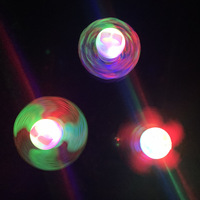 Anneau Fidget Spinner Lumineux LED Créatif Interactif en Plastique – Jouet Éducatif Exclusif Transfrontalier – Idéal Cadeau