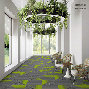Xunyao khách sạn sang trọng Thảm PP hoặc Nylon Jacquard văn phòng thương mại gạch Thảm PVC sàn vuông Thảm 50*50 25*100 33*100 - Product Image 5