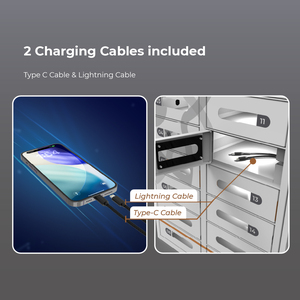 <span class=keywords><strong>ต</strong></span>ู้ชา<span class=keywords><strong>ร</strong></span>์จโท<span class=keywords><strong>ร</strong></span>ศัพท์ PD20W สำหรับห้องสอบ IOT 32ช่องเก็บของและล็อกเกอร์ชาร์จไฟใช้งานง่ายแท่นชา<span class=keywords><strong>ร</strong></span>์จมือถือ - Product Image 3