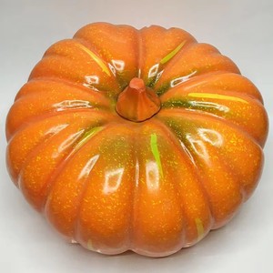 Calabazas Artificiales de Espuma Realistas en Varios Tamaños, Color Naranja y Verde, para Decoración de Mesa en Interiores, Acción de Gracias, Halloween, Otoño - Product Image 3