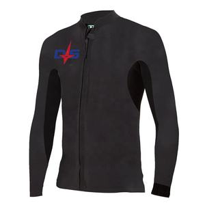 DIVESTAR pakaian selancar Neoprene Pria & Wanita, atasan kustom 2-5mm lengan panjang, jaket Surfing bersirkulasi ukuran besar tahan air - Product Image 2