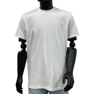 เสื้อยืดคอกลมโอเวอร์ไซส์ผ้าคอตตอน 100% หนานุ่มสำหรับผู้ชาย ขายส่ง รับผลิตตามแบบ - Product Image 1