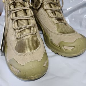 Botas Tácticas Rusas Nuevas, Resistentes al Agua, para Exteriores, Color Bronceado, Altura Media/Baja, 9 y 7 Pulgadas, Modelo TSB07 Personalizado - Product Image 6