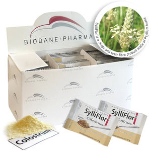 Poudre de Psyllium SylliFlor traitée thermiquement et enduite, Colostrum, Fibres Alimentaires de Haute Qualité, Compléments Boostants, Extrait Végétal - Product Image 1