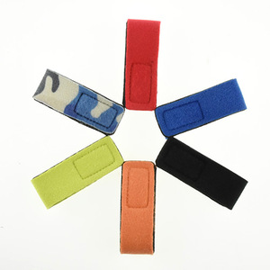 Fishing Rod Binding <b>Straps</b> Neoprene <b>Velcro</b> Handle Lure Fishing Accessories Black Red Blue Orange - Product Image 3