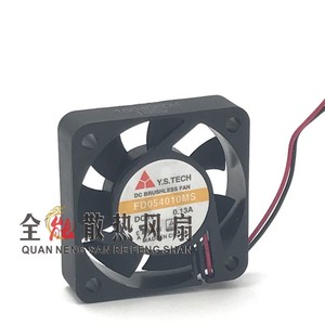 Y.S.TECH พัดลมไร้แปรงถ่าน DC FD054010MS 40 มม. 5V 0.13A พัดลมระบายความร้อนฮีทซิงค์ 2 สาย - Product Image 1