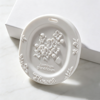 Diffuseur d'huiles essentielles en céramique parfumée, fait main, en forme de fleur, pour la maison, désodorisant suspendu pour placard, vente en gros