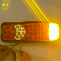 Feu arrière de style Dongfeng violet à 46 LED / Feu arrière de camion à 40 LED (12V/24V)