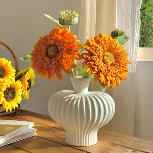 Bouquet rétro de fleurs artificielles tournesol style viral pour <span class=keywords><strong>d</strong></span>écoration de table de console ou <span class=keywords><strong>d</strong></span>'entrée de salon moderne - Product Image 4