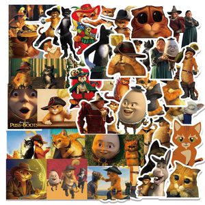 50 autocollants amusants et mignons de dessins animés américains, Aventures de Chatons, <span class=keywords><strong>Puss</strong></span> in Boots, Comédie - Product Image 3