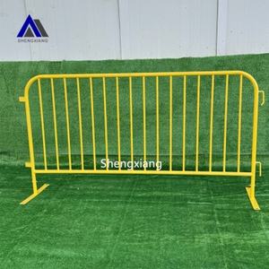 Barriera di controllo della folla per eventi rimovibili barriera temporanea barriera pedonale barriere stradali in acciaio - Product Image 6