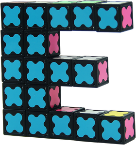 Plastic dobbelstenen klik-fidget spinner met oordopjes - magnetisch kubusontwerp milieuvriendelijk en draagbaar voor kinderen gratis verzending - Product Image 5