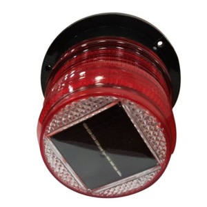 Lampe de signalisation de sécurité routière à LED rouge clignotante, fixation magnétique, IP65, matériau PC, 220V - Product Image 3