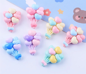 Animal Hand-painted Waterproof Factory Road Signs Lollipop <strong>Balloons</strong> <strong>Mini</strong> Resin Accessories Headphone Cases Hair Clips Stationery - Product Image 3