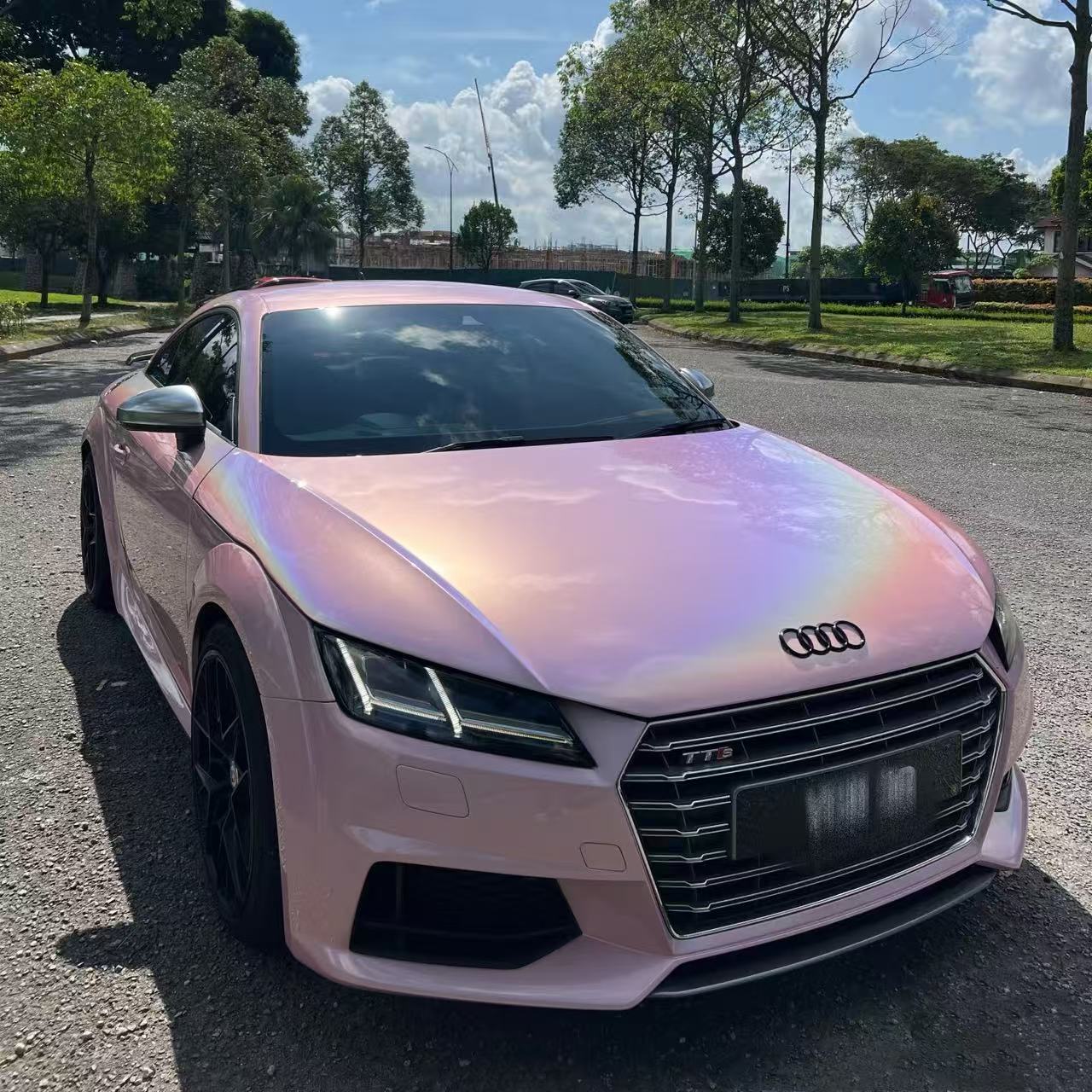 Laser coloré Sakura rose