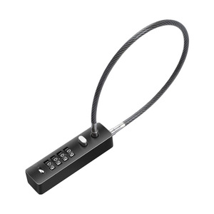 Candado de Cable Combinado Yuefeng Maishi de 4.3mm, Aleación de Zinc, Antirrobo, Antipalanca, para Casco de Bicicleta, Seguridad para Almacenes - Product Image 1