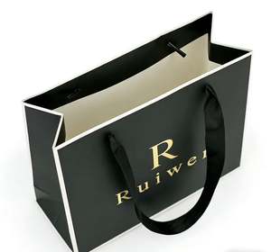 Custom LOGO Small Portable Paper Packaging <b>Bag</b> <b>for</b> Jewelry Gift <b>Bags</b> and Luxury Brand Packaging Good Quality Durable - Product Image 1