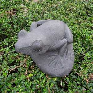 Estatua de Rana Grande de Poliresina Etechan, Adorno de Jardín de Resina, Decoración para Exteriores - Product Image 1