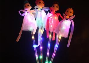 Light up Princess Doll Wand LED Stick <strong>Top</strong> with Glow Figures for Kids Birthday Christmas <strong>Easter</strong> &amp; Graduation Party Favors - Product Image 2