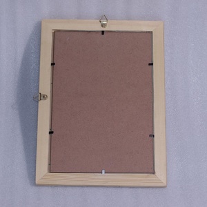 Front View Of A <b>Pine</b> Wood Picture Frame Featuring Elegant Natural Finish Durable Craftsmanship And Stylish Wood Crafts <b>Boxes</b> - Product Image 4