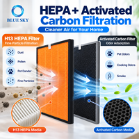 117130 H13 Filter Efisiensi Tinggi & Pengganti Filter Karbon CD HEPA Filter J untuk Pembersih Udara Winix HR950 HR951 HR1000