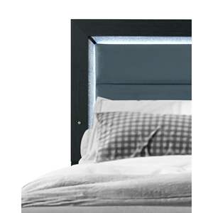 DB Carlos Black Queen Cama Murphy con LED - Product Image 4