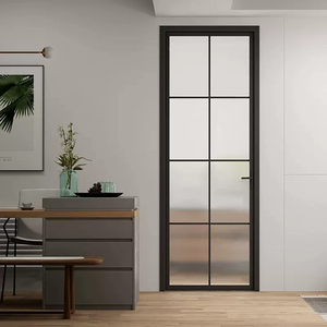 <span class=keywords><strong>Porte</strong></span> française moderne en aluminium à double vitrage, étanche, pour villa, cuisine, hôtel de luxe, jardin, véranda, entrée - Product Image 4