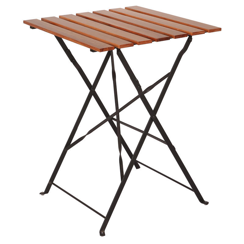 Mesa de tiras de madera