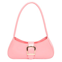 Sac à bandoulière en cuir PU pour femme, style français texturé, imperméable, avec boucle, personnalisable, vente en gros d'usine