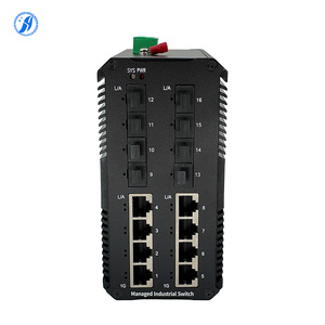 8-Port PoE Gigabit chuyển đổi mạng với 8 SFP khe cắm quản lý công nghiệp 48 gam Công suất Din Rail hỗ trợ Ethernet chuyển đổi cho PC - Product Image 3