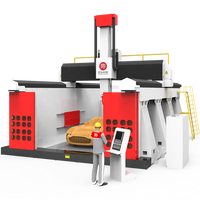 Machine CNC 5 axes pour le façonnage, le fraisage et la gravure de moules en GRP, GRC, FRP, GRG pour façades et bardages, coffrage architectural.