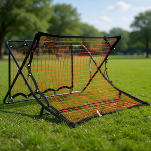 Cadre en fer courbé double face avec filet 111x105x63 cm, équipement d'entraînement à inclinaison réglable - Product Image 3