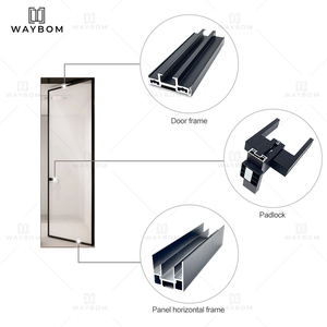 Hiện đại ẩn cử<span class=keywords><strong>a</strong></span> nội thất tuôn ra khung cử<span class=keywords><strong>a</strong></span> không Khung nhà Swing nhôm khác vô hình nội thất Swing cử<span class=keywords><strong>a</strong></span> nhôm hồ sơ - Product Image 3