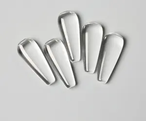 Nail diy art glass color card clear mould tips display for salon shop