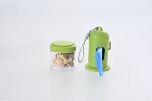 Récipient de stockage d'aliments pour animaux domestiques hermétique empilable et peu encombrant 3 tailles S M L 50ml 75ml 160ml pour l'organisation de garde-manger de <span class=keywords><strong>croquettes</strong></span> sèches - Product Image 5