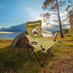 Custom Foldable Light Camping Chair, Beach Chair, Fishing <b>Stool</b> Beach Chair Portable Patterned Camping Chair - Product Image 1