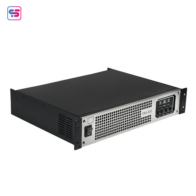 SM4-800 4*800W High-Power Professional Stage Audio Amplifiers with Metal Shell for Live Sound Performances DJ Equipment Systems