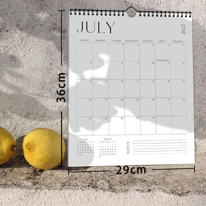 Directement de l'usine |   <span class=keywords><strong>Calendrier</strong></span> mural en carton de haute qualité sur mesure 2026-2027, 18 mois |   Écologique |   Impression offset - Product Image 6