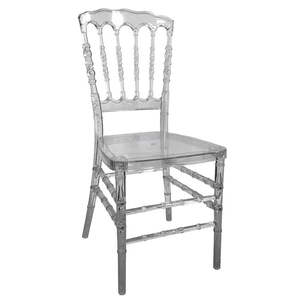 Silla de Acrílico Transparente para Eventos, Fiestas, Comedor, Venta al por Mayor, Silla de Boda de Plástico Acrílico Transparente Estilo Chiavari - Product Image 4