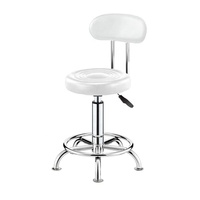 Chaise de tabouret de docteur de soutien dorsal de bonne qualité Roues mobiles en option Clinique hospitalière