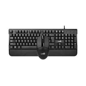 Couso 1902 Wired <b>Keyboard</b> <b>Mouse</b> Combo 104 Keys Waterproof Ergonomic Office Desktop Laptop Use - Product Image 2