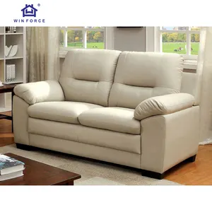 Winforce Wholesale New Arrivals Classic American Style Living Room Leather Sofa Set Office 2 Seater Sofa Couches