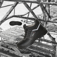 Nouvelles Chaussures de Sécurité en Microfibre Imperméables à Embout d'Acier, Bottes de Sécurité Confortables et Souples, Anti-Écrasement, Antistatiques, pour Usine